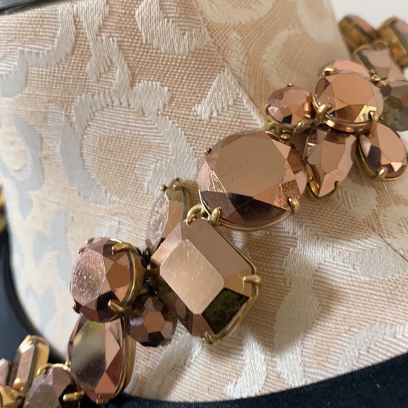 J. Crew Metallic Bronze Cluster Necklace - Picture 7 of 12